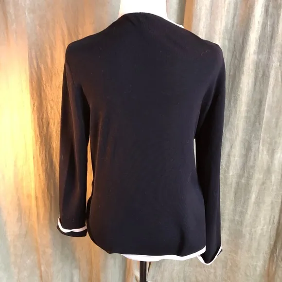 💨💨 Talbots silk nautical  cardigan 💨💨