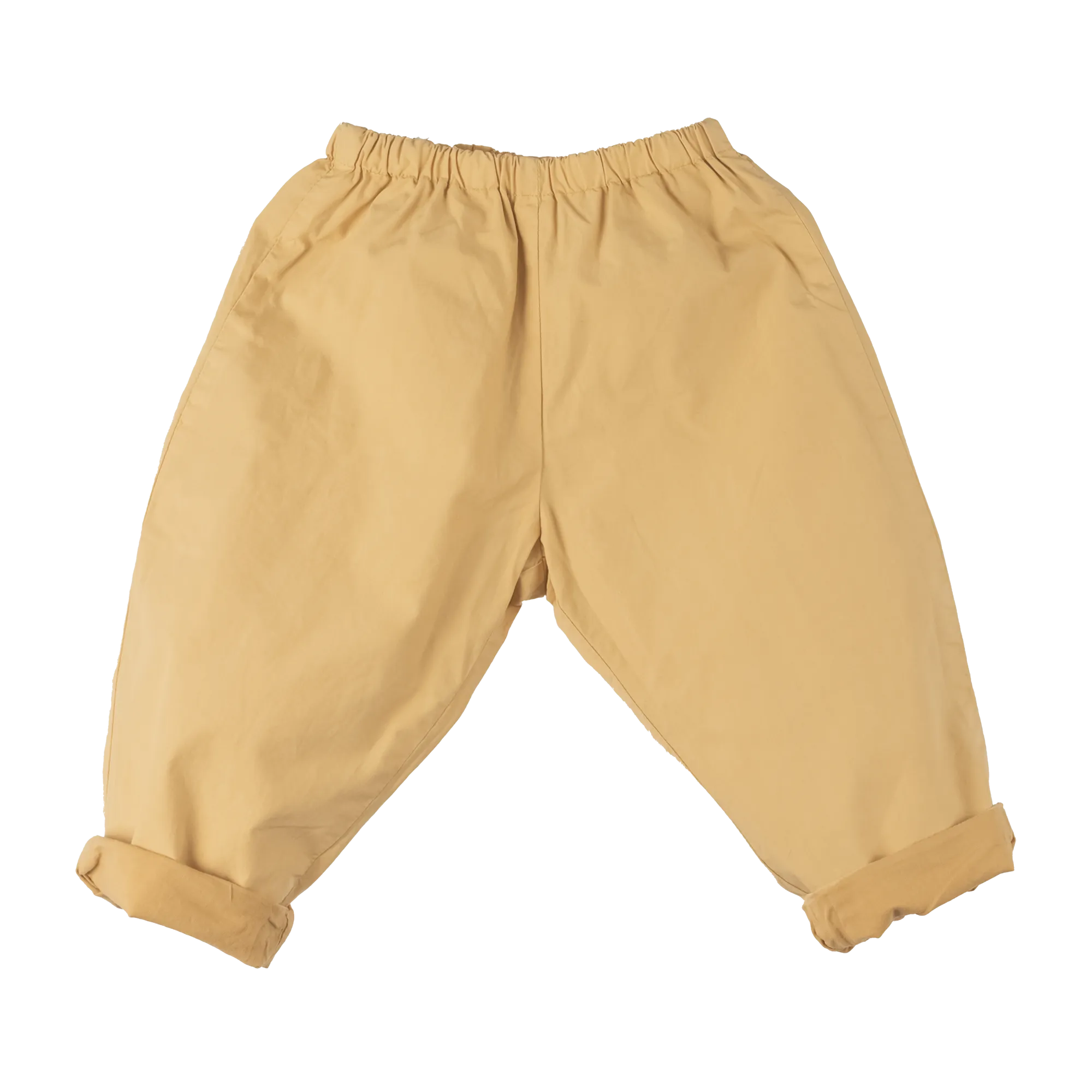 [12m] Bonpoint Baby Pull-on Cotton Pants | Mustard