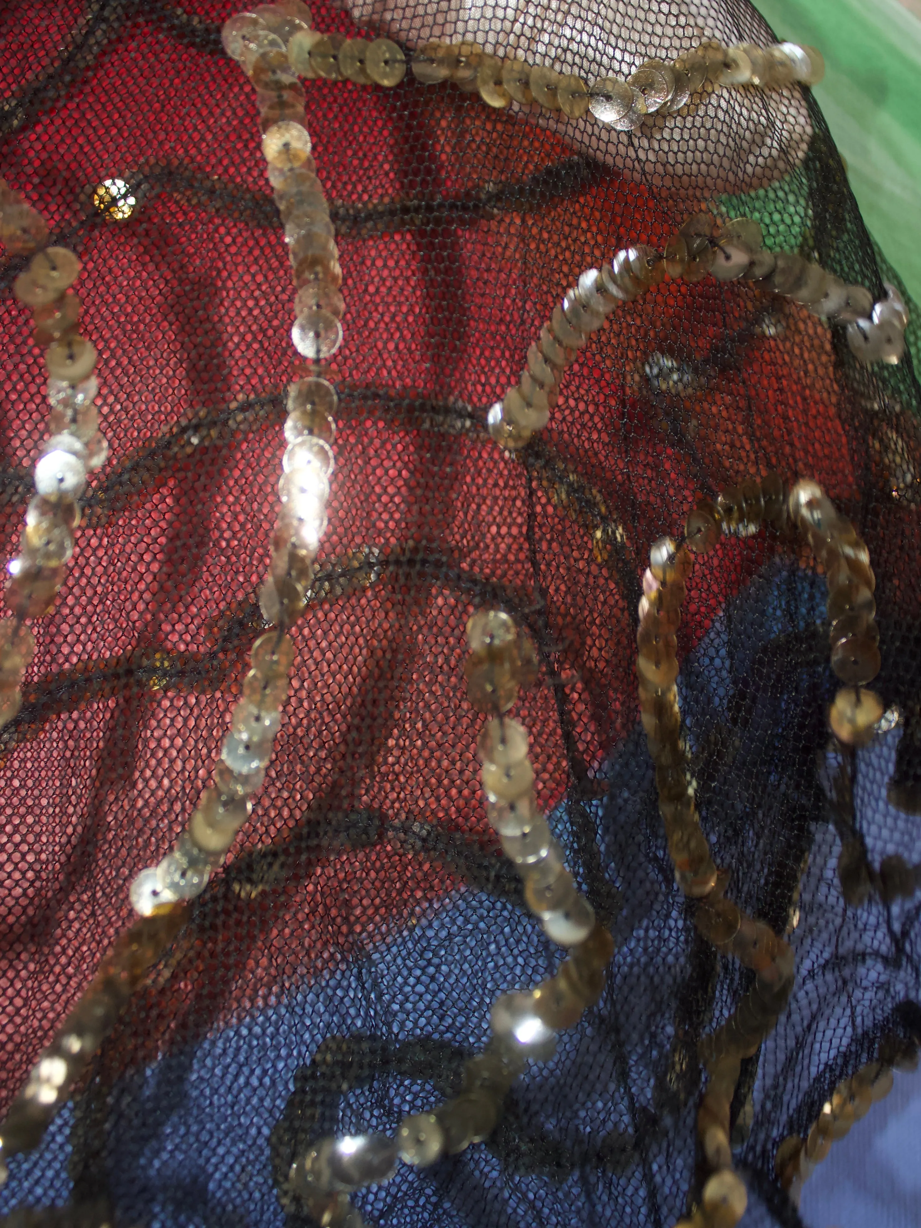 1930s Sequin Net Crop Bolero