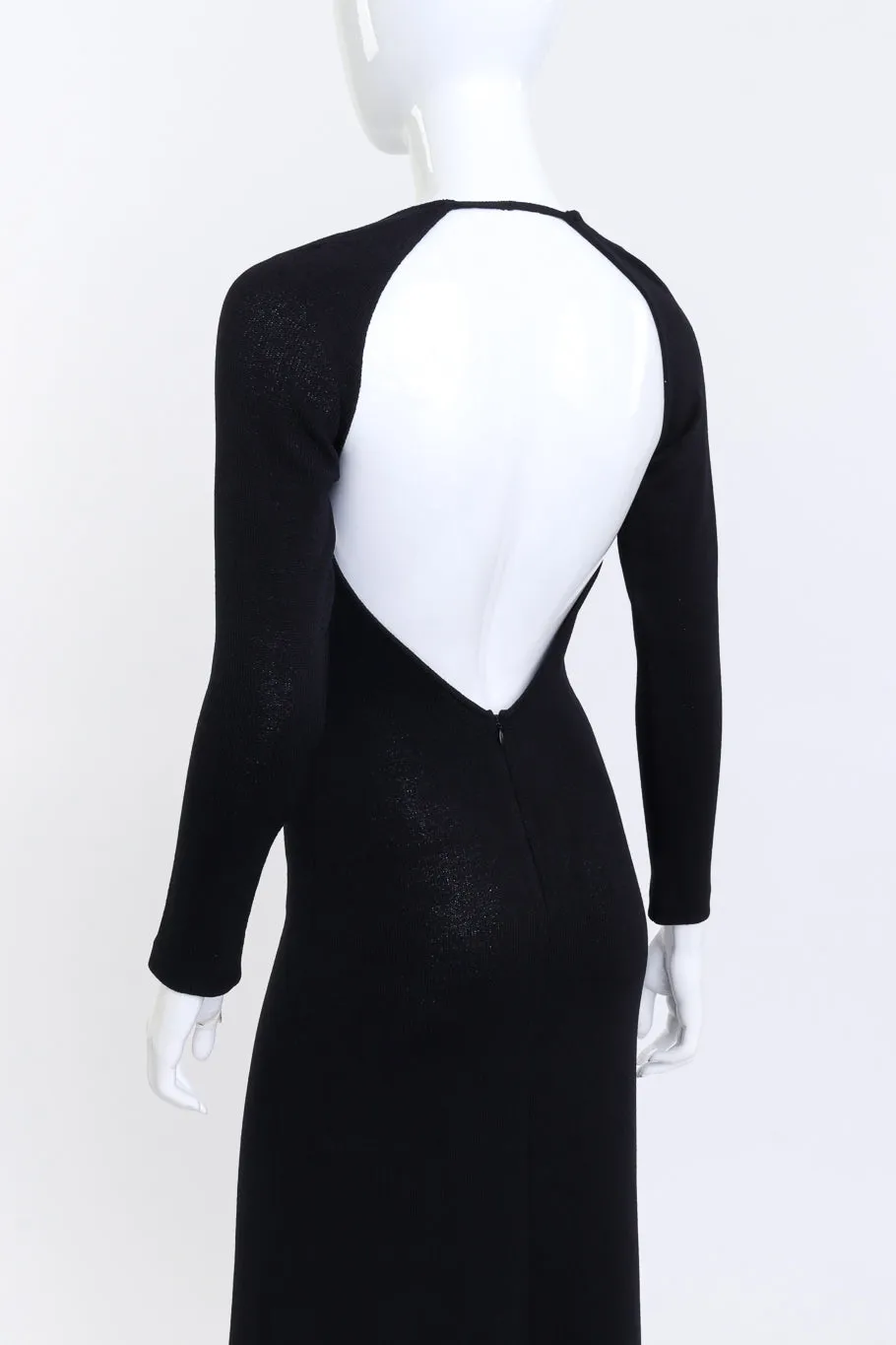 2007 F/W Slinky Knit Plunge Back Dress