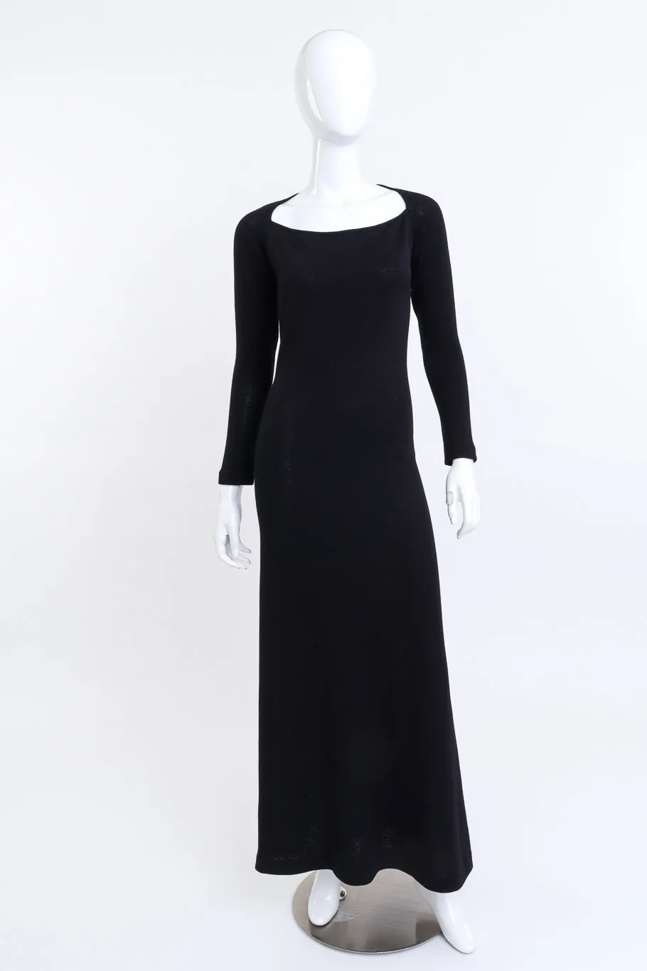 2007 F/W Slinky Knit Plunge Back Dress