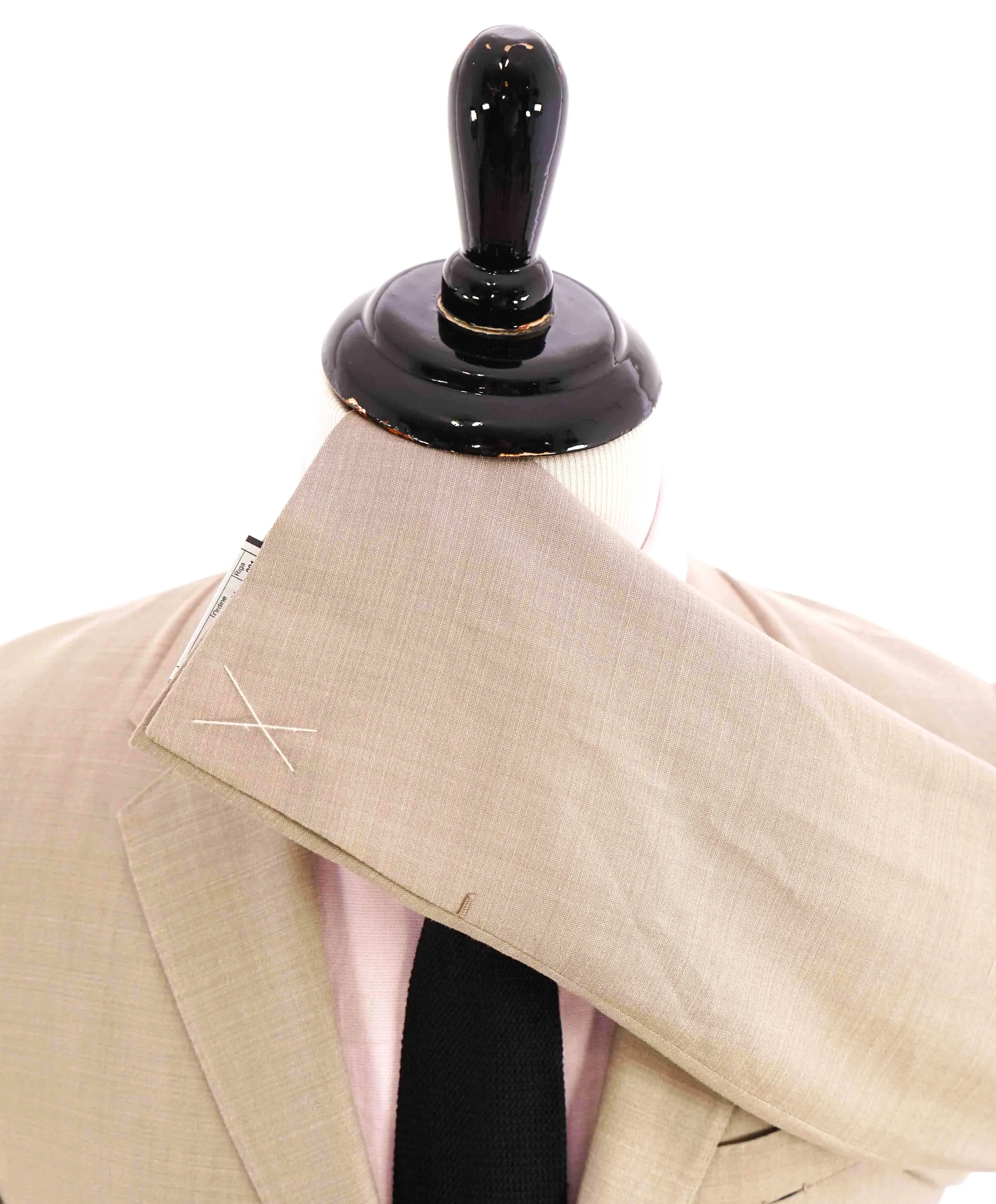 $3,995 ERMENEGILDO ZEGNA -“SILK / WOOL" Neutral Beige Suit - 38R