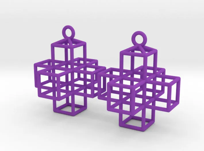 3D Plus Earrings (Nylon)