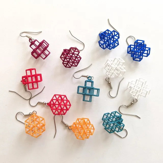 3D Plus Earrings (Nylon)