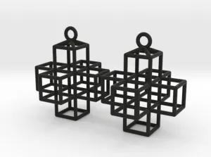 3D Plus Earrings (Nylon)
