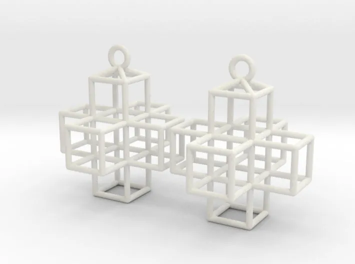 3D Plus Earrings (Nylon)