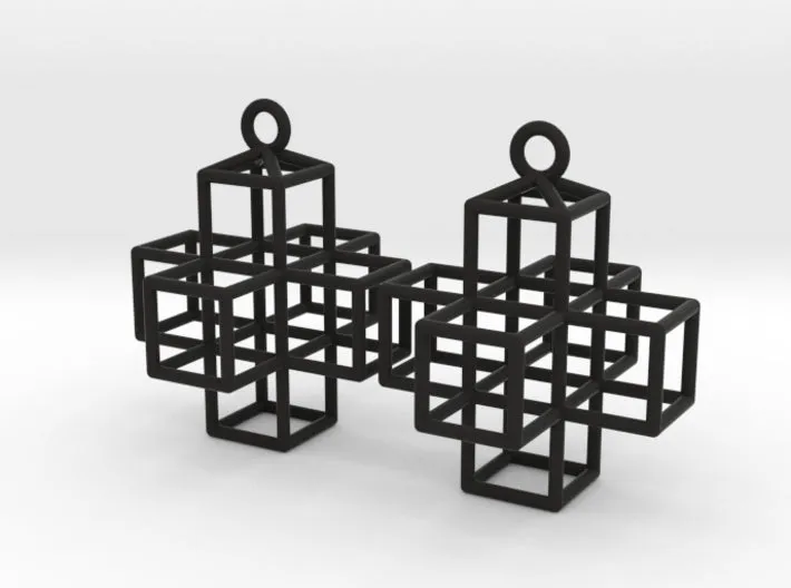 3D Plus Earrings (Nylon)