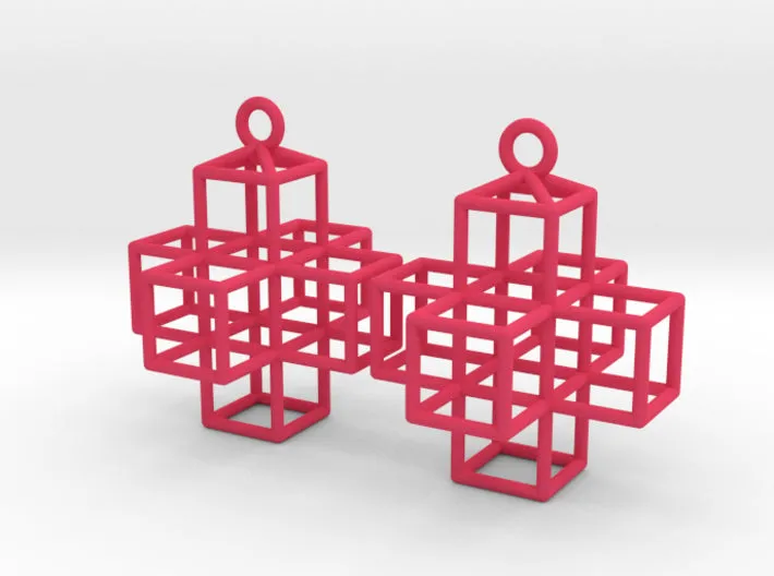 3D Plus Earrings (Nylon)