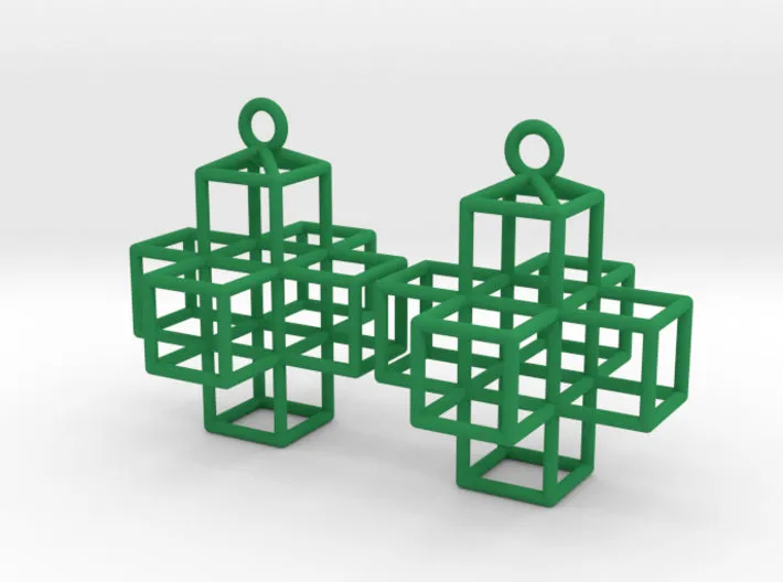 3D Plus Earrings (Nylon)