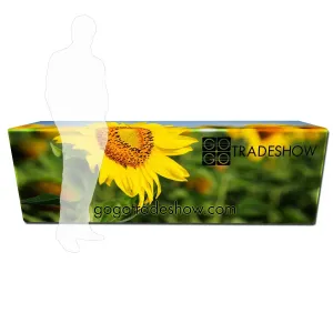 6' Fitted Table Throw With Full Color Imprint