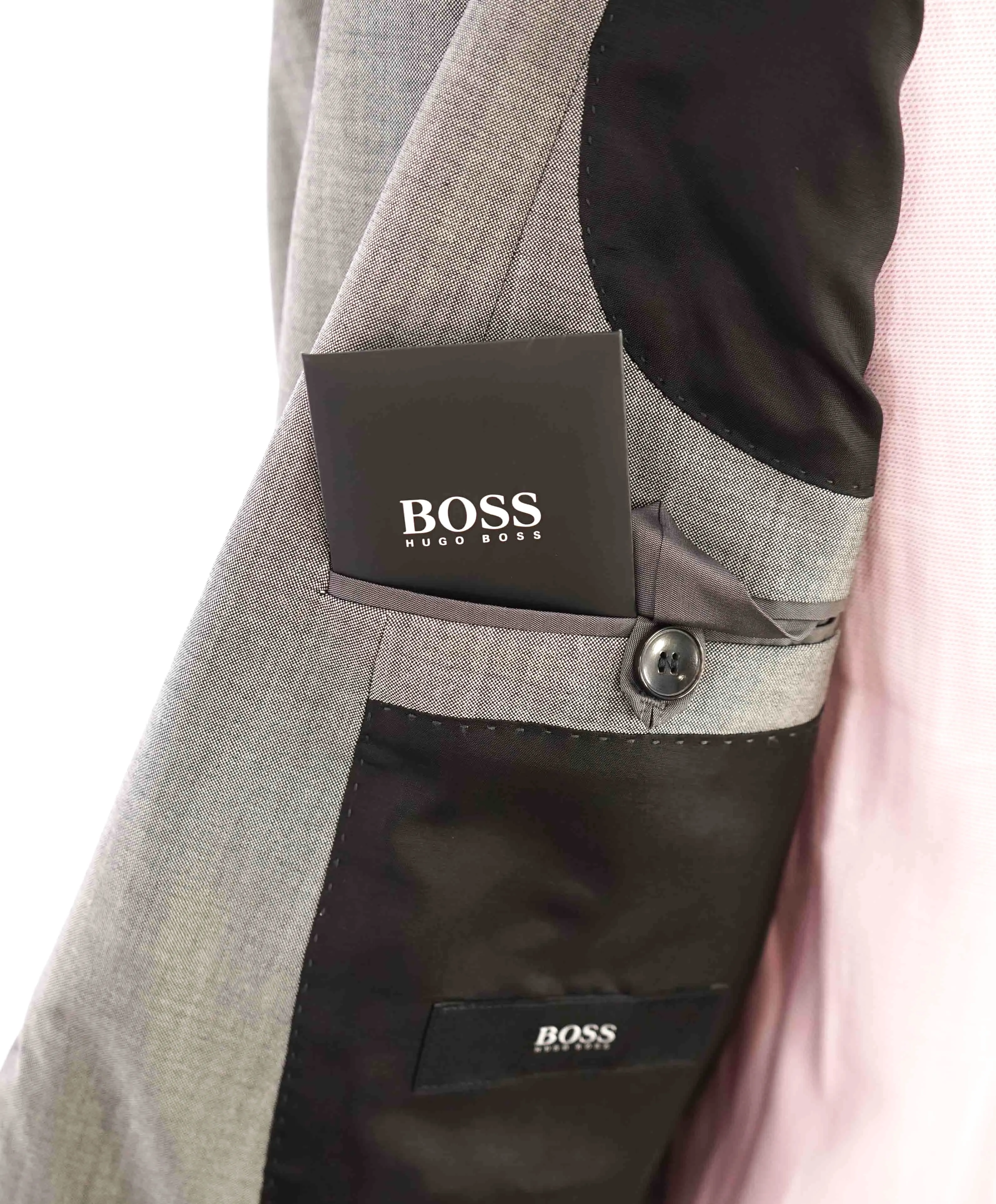 $795 HUGO BOSS - "REDA" Italian Fabric Gray Super 110's Blazer - 44R