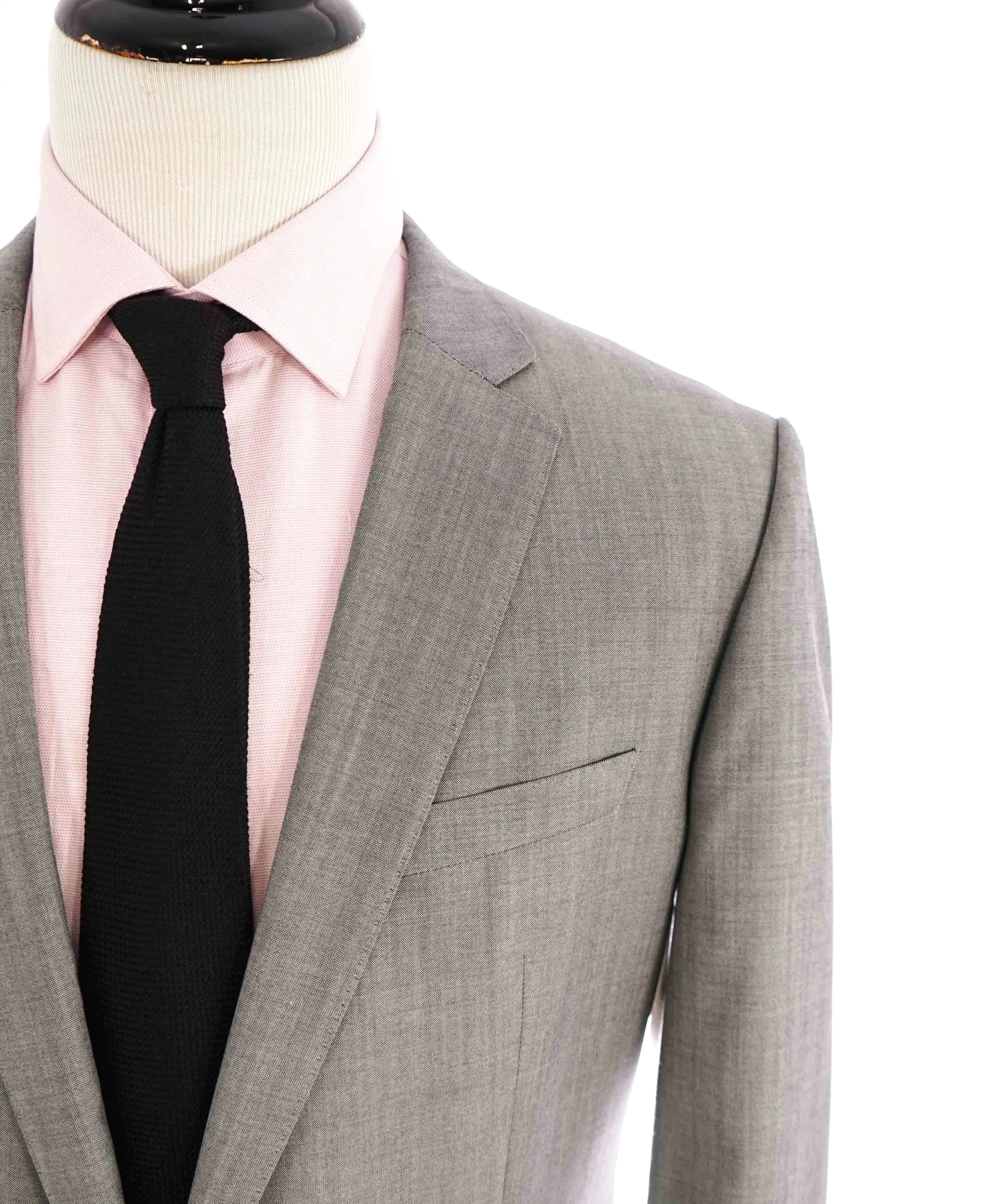 $795 HUGO BOSS - "REDA" Italian Fabric Gray Super 110's Blazer - 44R