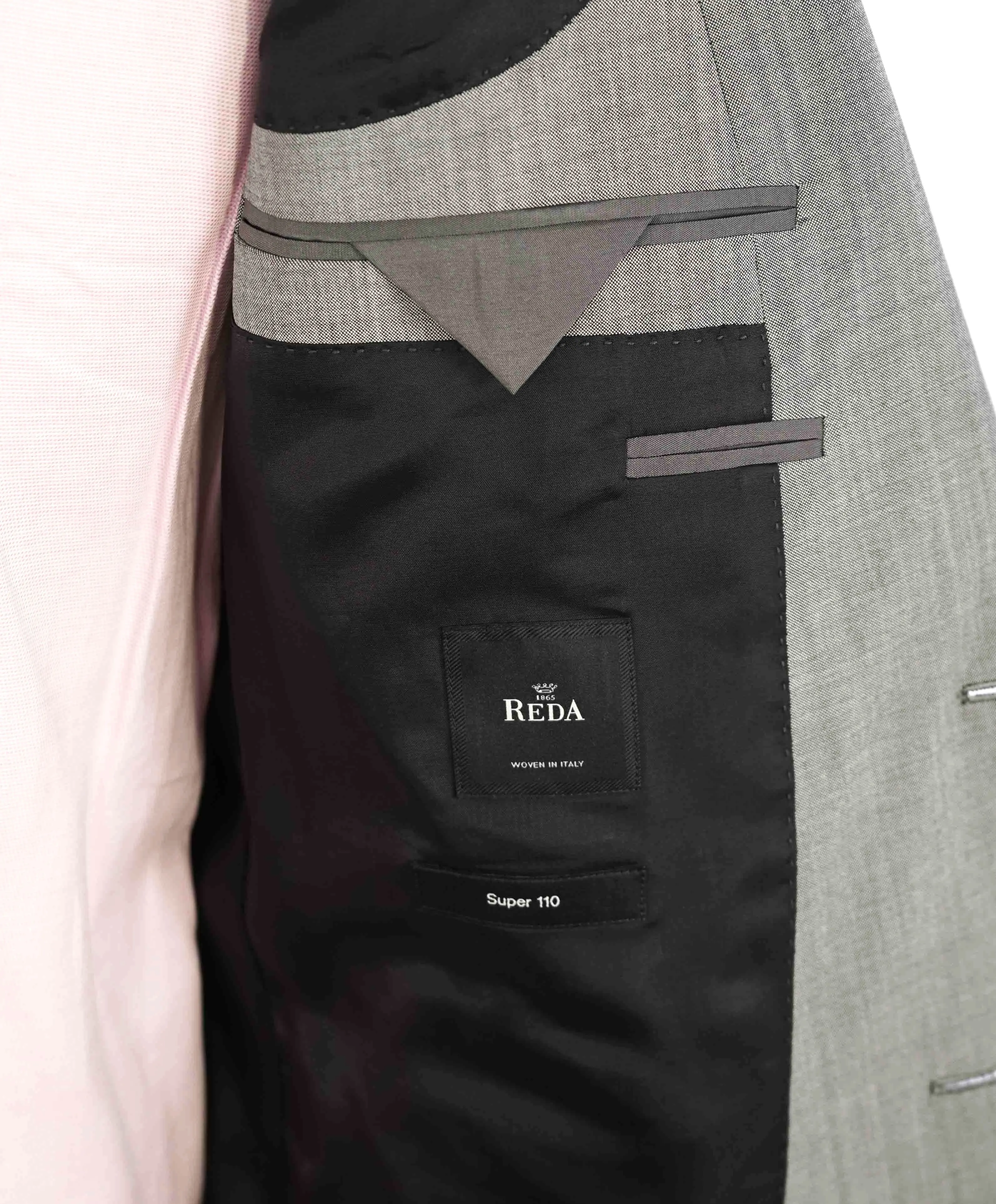 $795 HUGO BOSS - "REDA" Italian Fabric Gray Super 110's Blazer - 44R