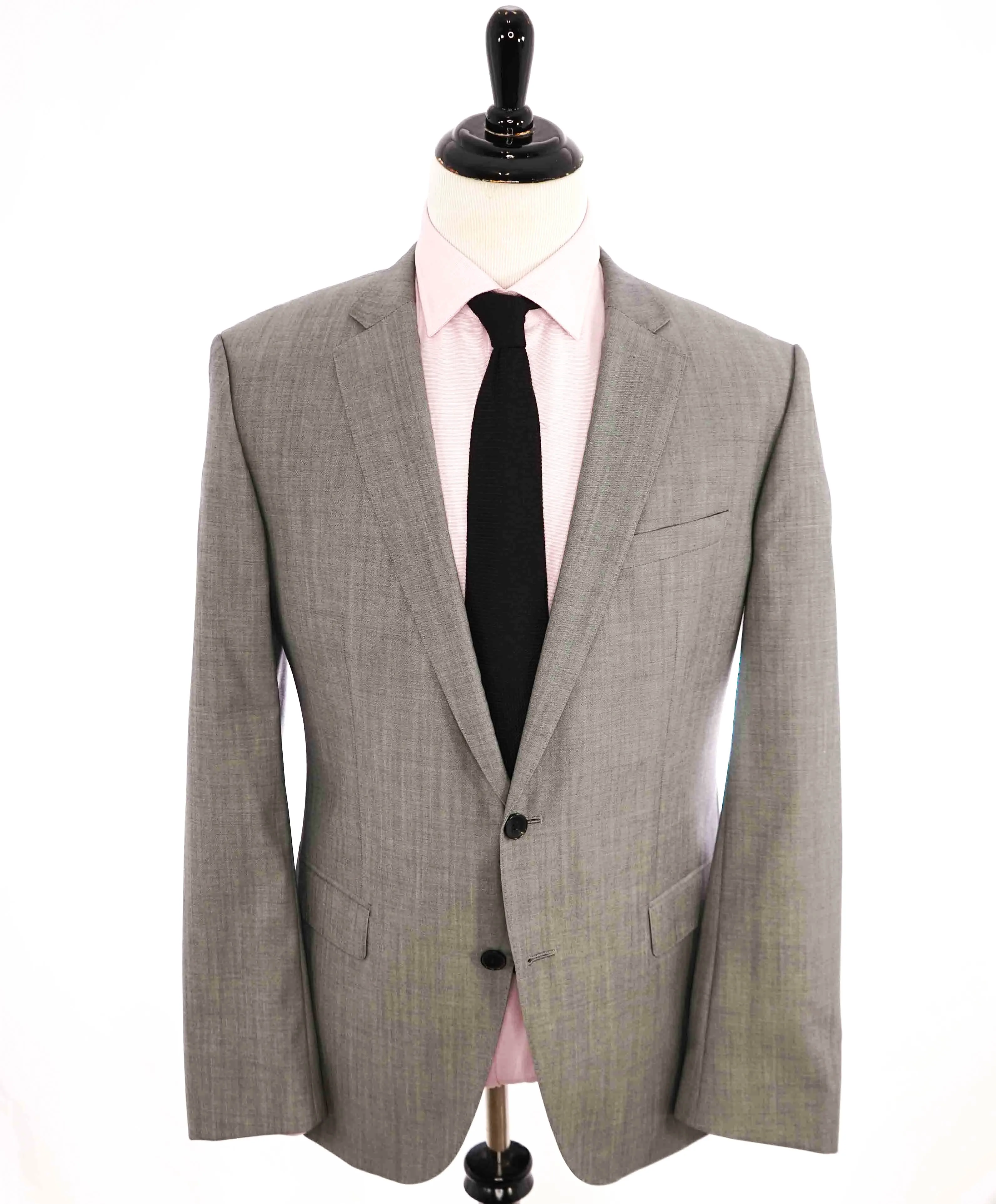 $795 HUGO BOSS - "REDA" Italian Fabric Gray Super 110's Blazer - 44R