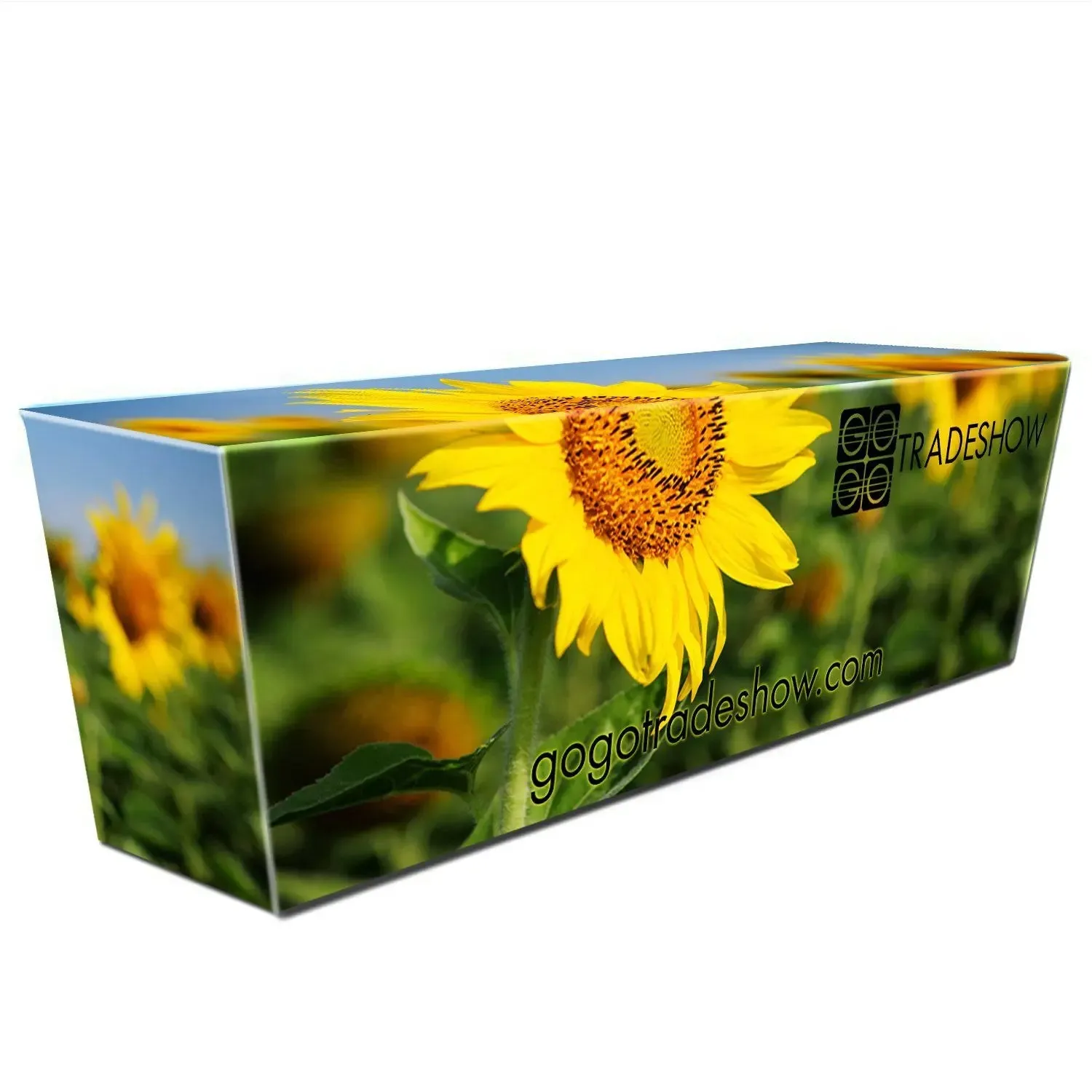 8' Fitted Table Throw With Full Color Imprint