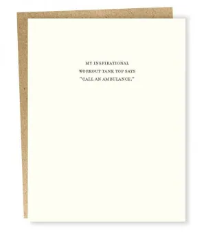 #835 Workout Tank Top Card