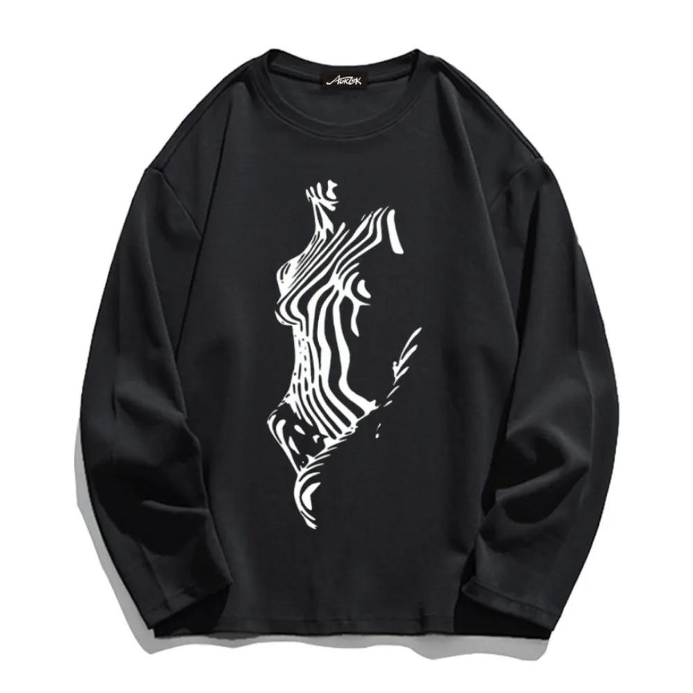 Abstract Pattern Long Sleeve Shirt