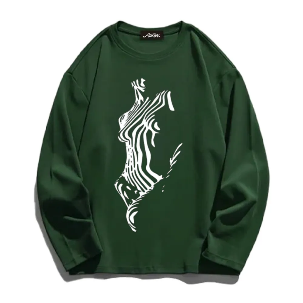 Abstract Pattern Long Sleeve Shirt