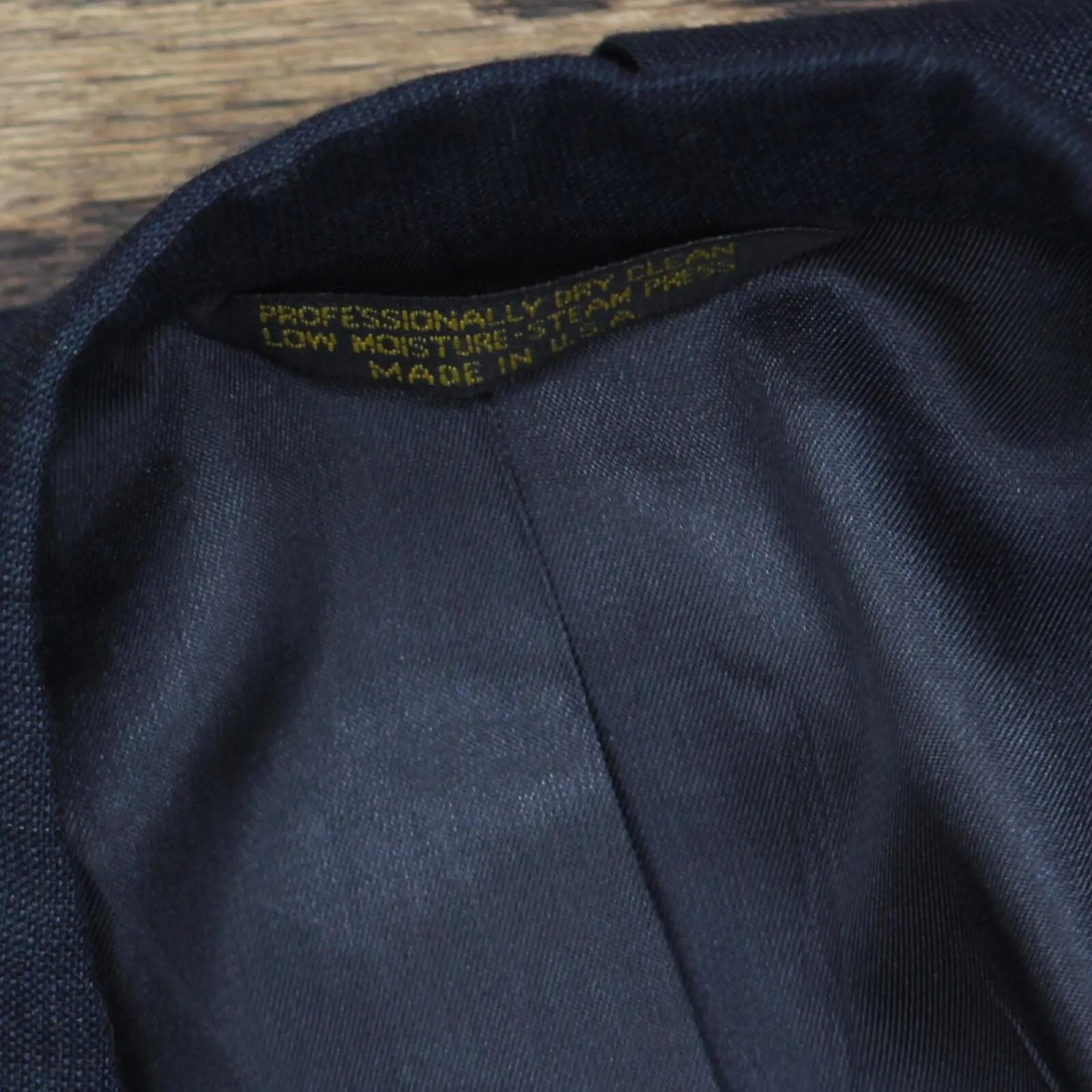 Adams Row Mens 2-Piece USA Made Suit Set 166a69277b638a Dark Blue 40R / 32x29