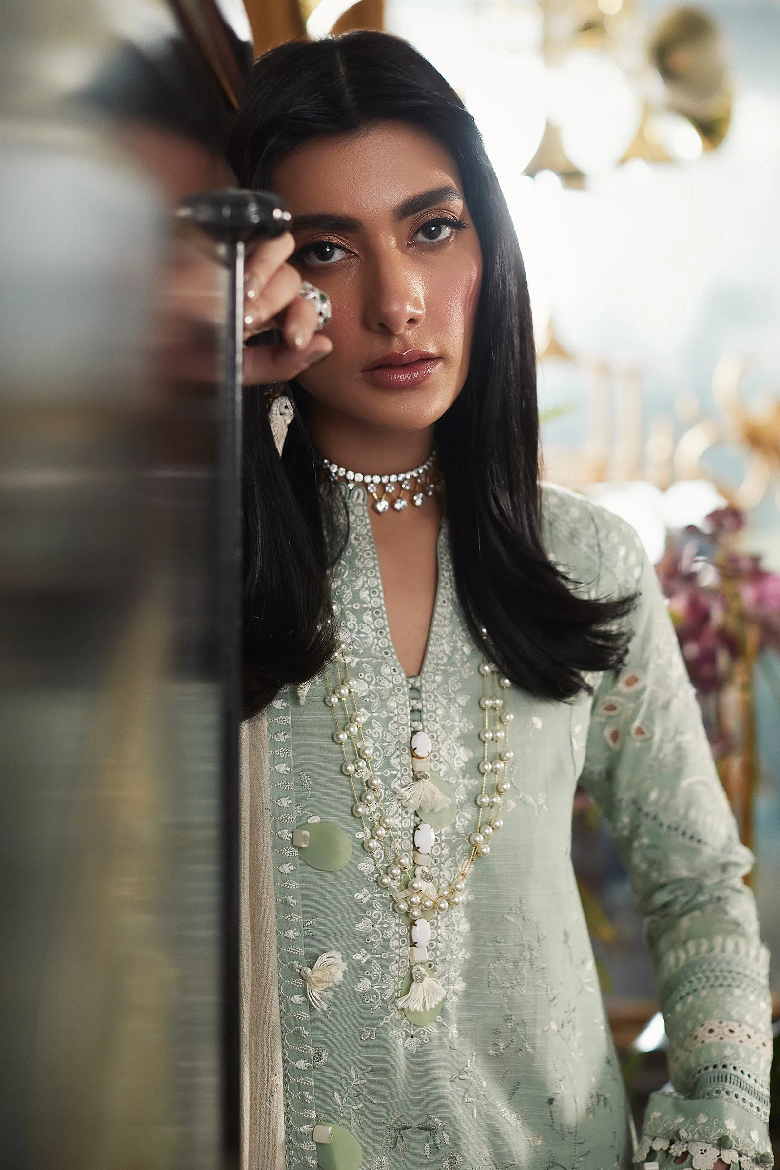 AINAZ (EW22-08) | Elan Winter Embroidered Collection | Unstitched Slub Khaddar Suits