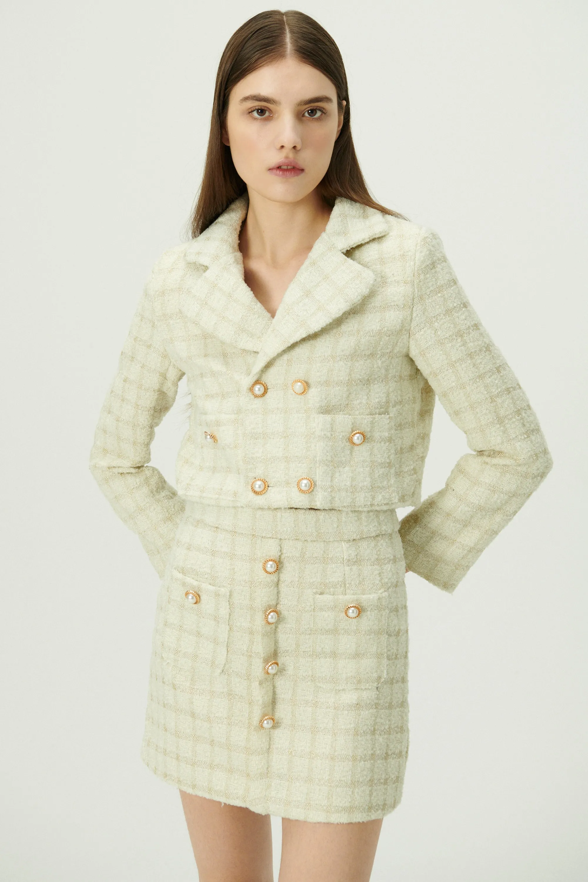 Ale Tweed Blazer and Skirt