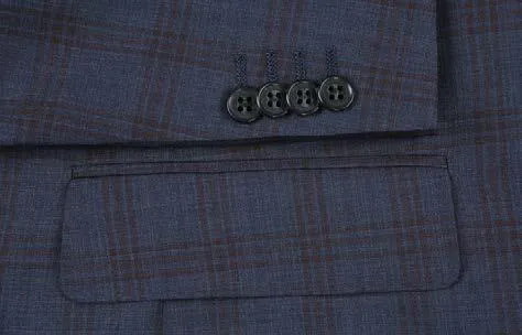 Alessandro Vitello by Renoir 2-Piece Classic Fit Wool Suit 566-3