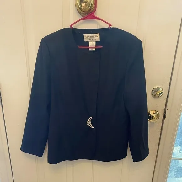 ALEX EVENINGS BEAUTIFUL DRESS BLAZER SIZE 16