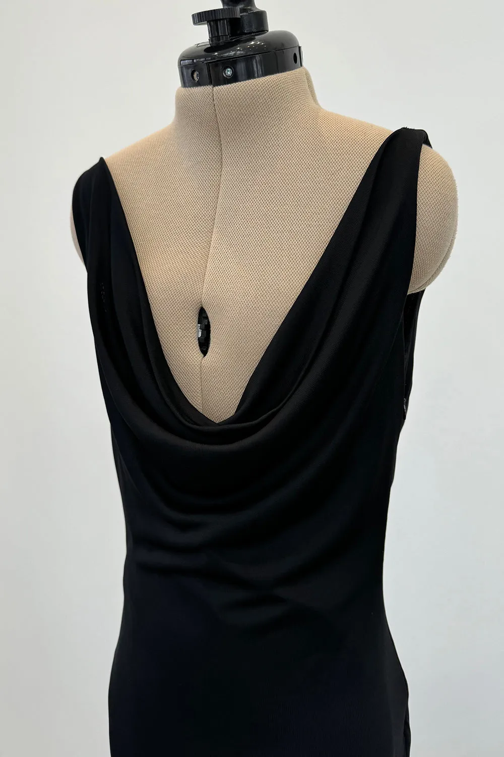 Alexander McQueen 2007 Bias Cut Silk Backless Draped Dress