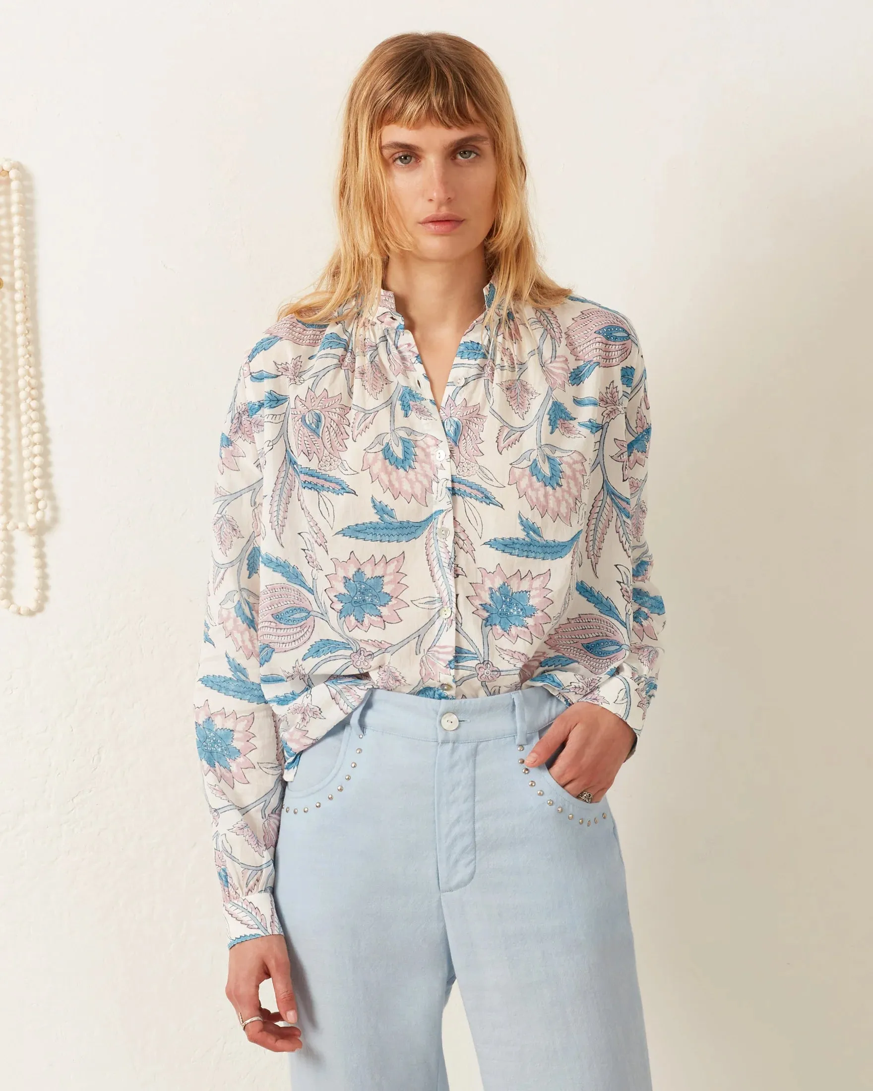 ALIX OF BOHEMIA KIKI BLUE VALENTINE SHIRT