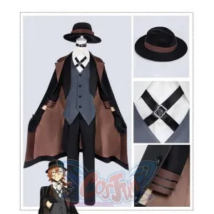 Anime Bungou Stray Dogs Cosplay Costume Chuya Nakahara Cosplay Costume C00092