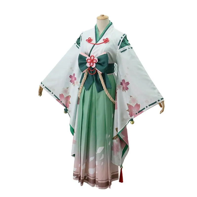 Anime Princess Connect! Re:Dive Kokoro Natsume Kimono Cosplay Costumes