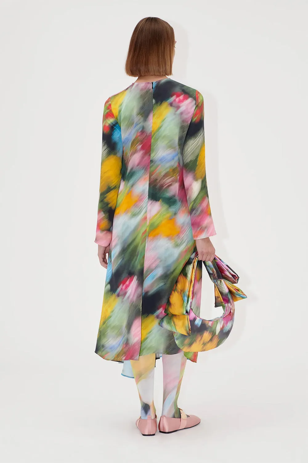 Asymmetric Midi Dress