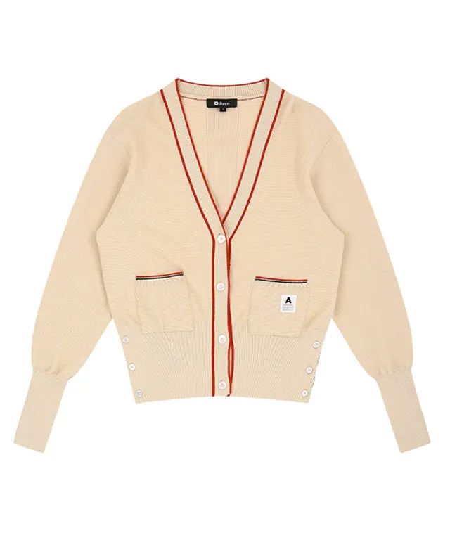 AVEN Classic Field Cardigan - Beige