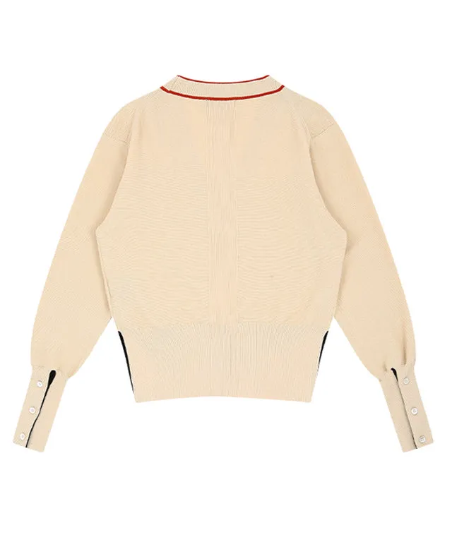 AVEN Classic Field Cardigan - Beige