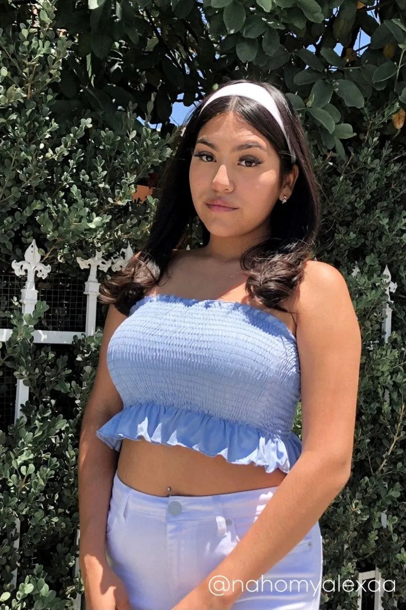 Avery Smocked Tube Top