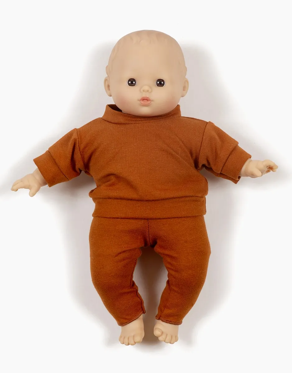 Baby Doll Liam Set - Cognac Jersey