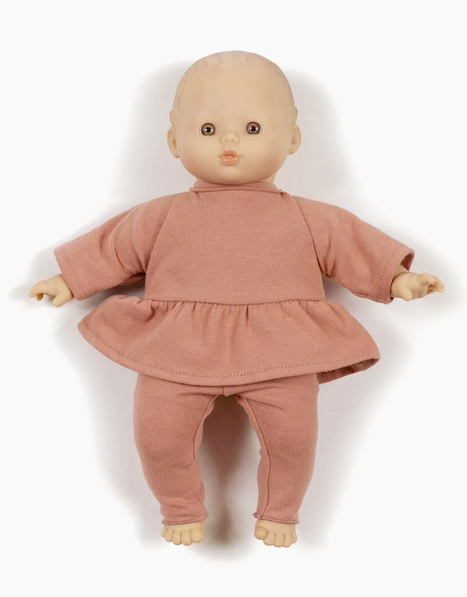 Baby Doll Ophelia Set - Marsala Jersey
