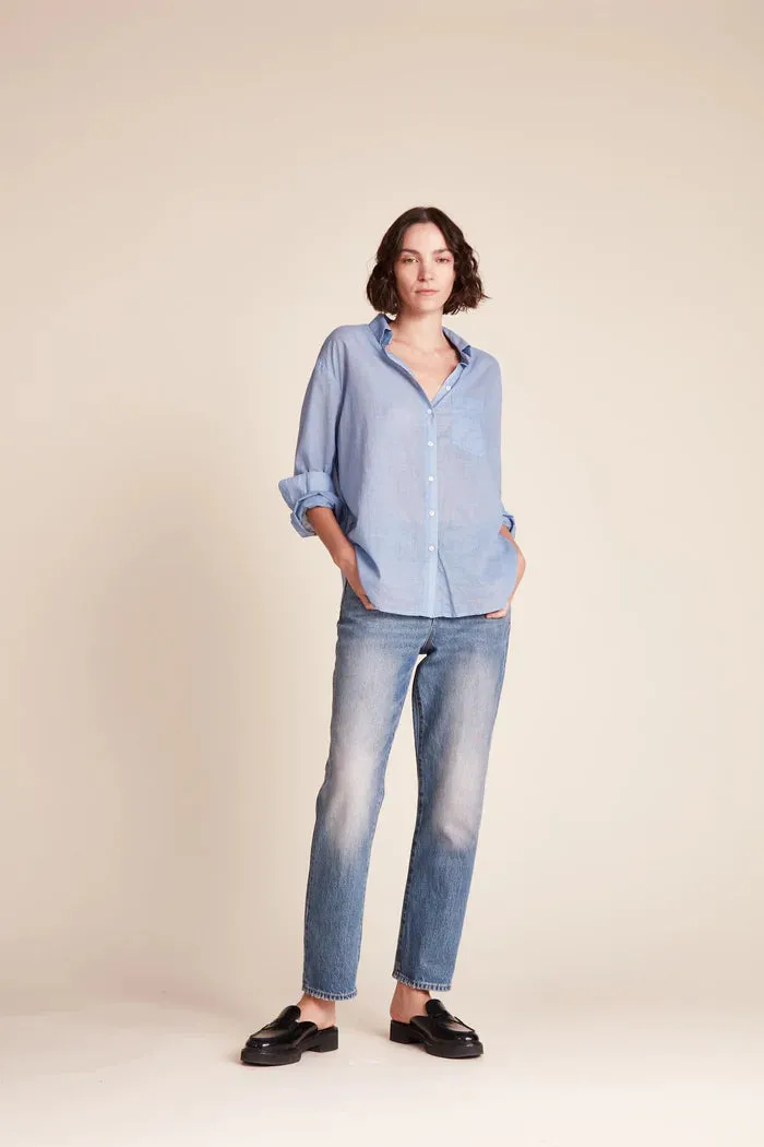 Balke overisized button down -blue houndstooth