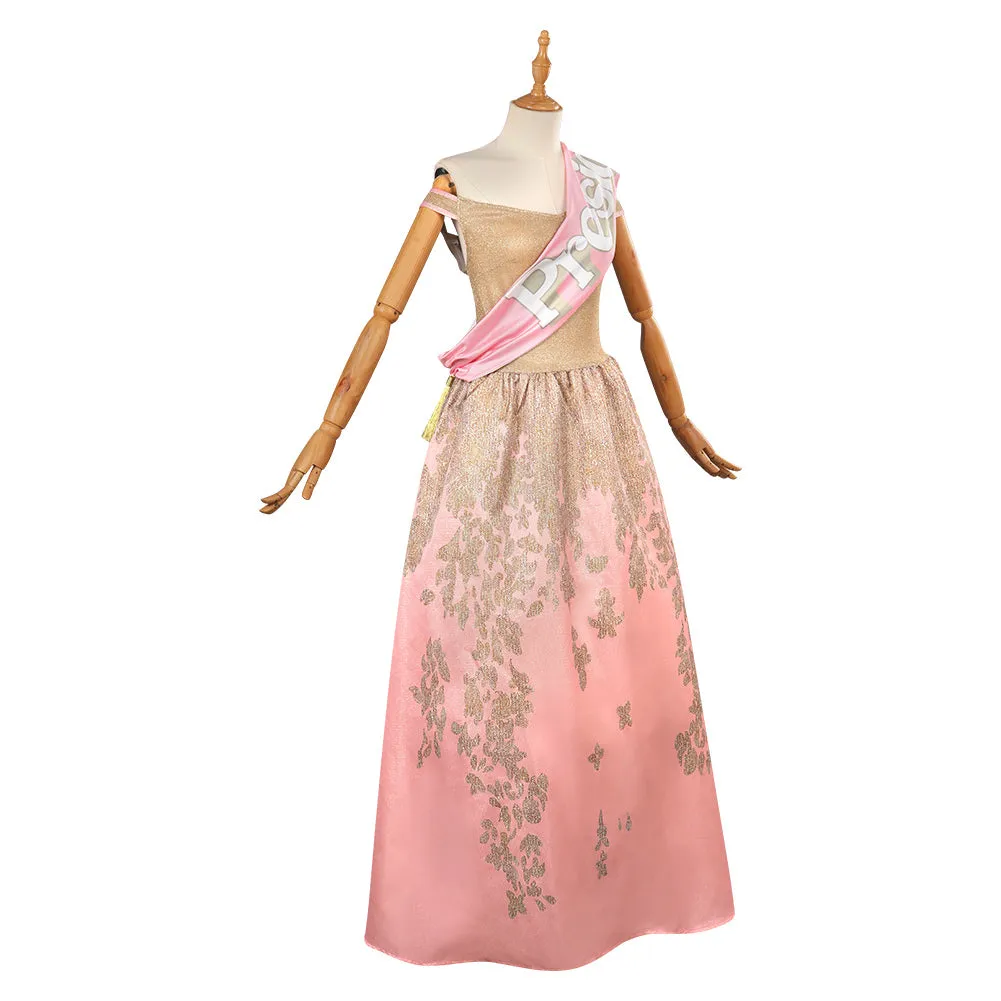 Barbie 2023 President Barbie Cosplay Costume Formal Dress Outfits Halloween Carnival Suit