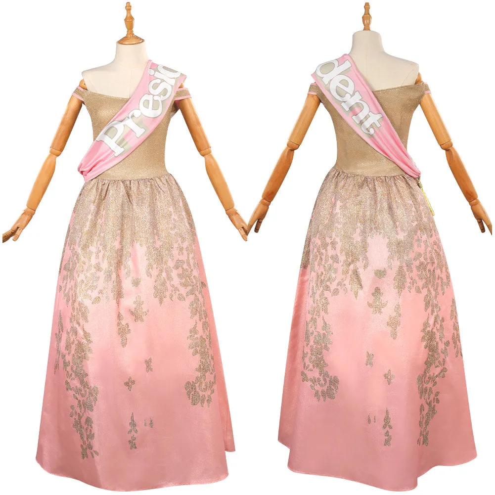 Barbie 2023 President Barbie Cosplay Costume Formal Dress Outfits Halloween Carnival Suit