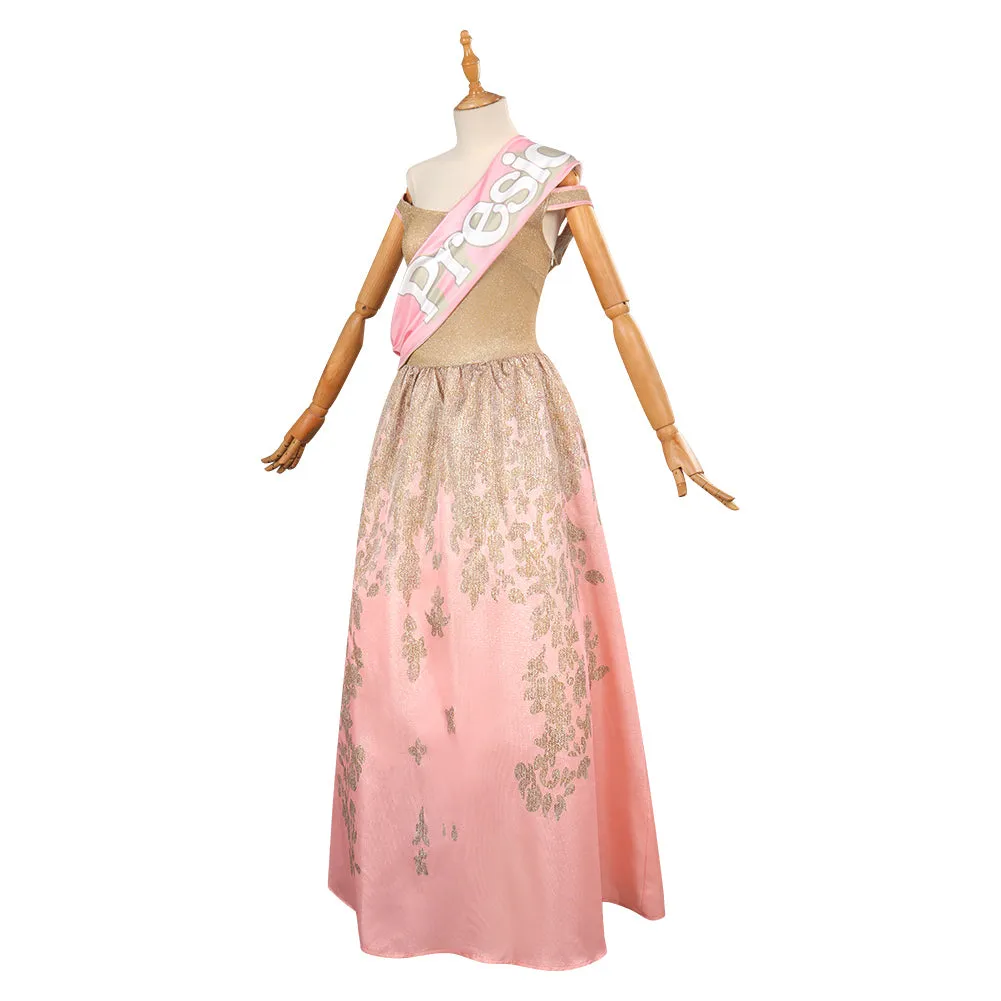 Barbie 2023 President Barbie Cosplay Costume Formal Dress Outfits Halloween Carnival Suit