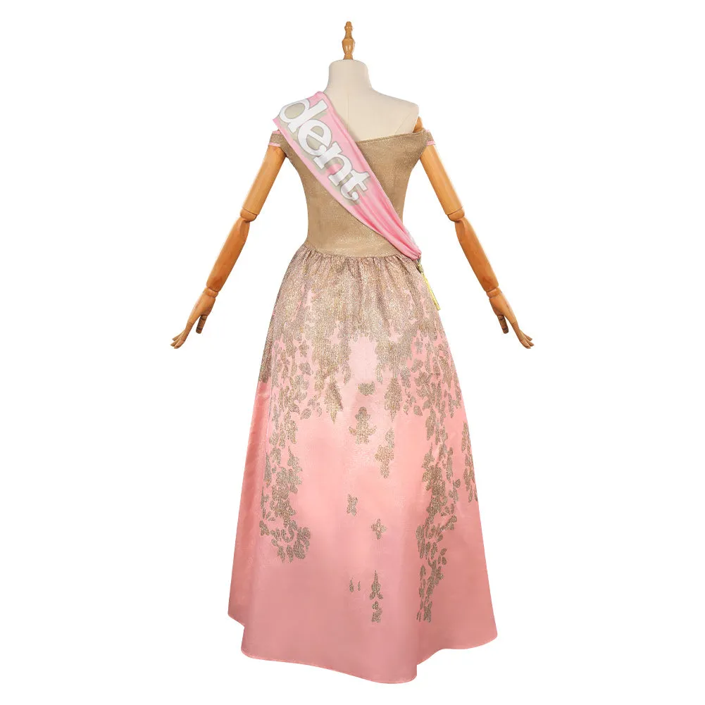 Barbie 2023 President Barbie Cosplay Costume Formal Dress Outfits Halloween Carnival Suit