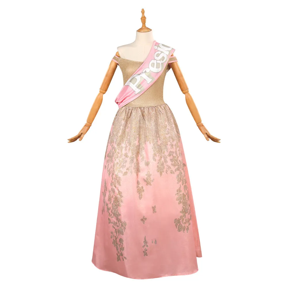 Barbie 2023 President Barbie Cosplay Costume Formal Dress Outfits Halloween Carnival Suit