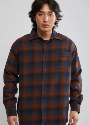 Barrio Flannel Shirt Midnight Blue