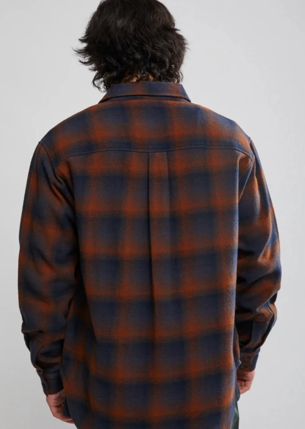 Barrio Flannel Shirt Midnight Blue