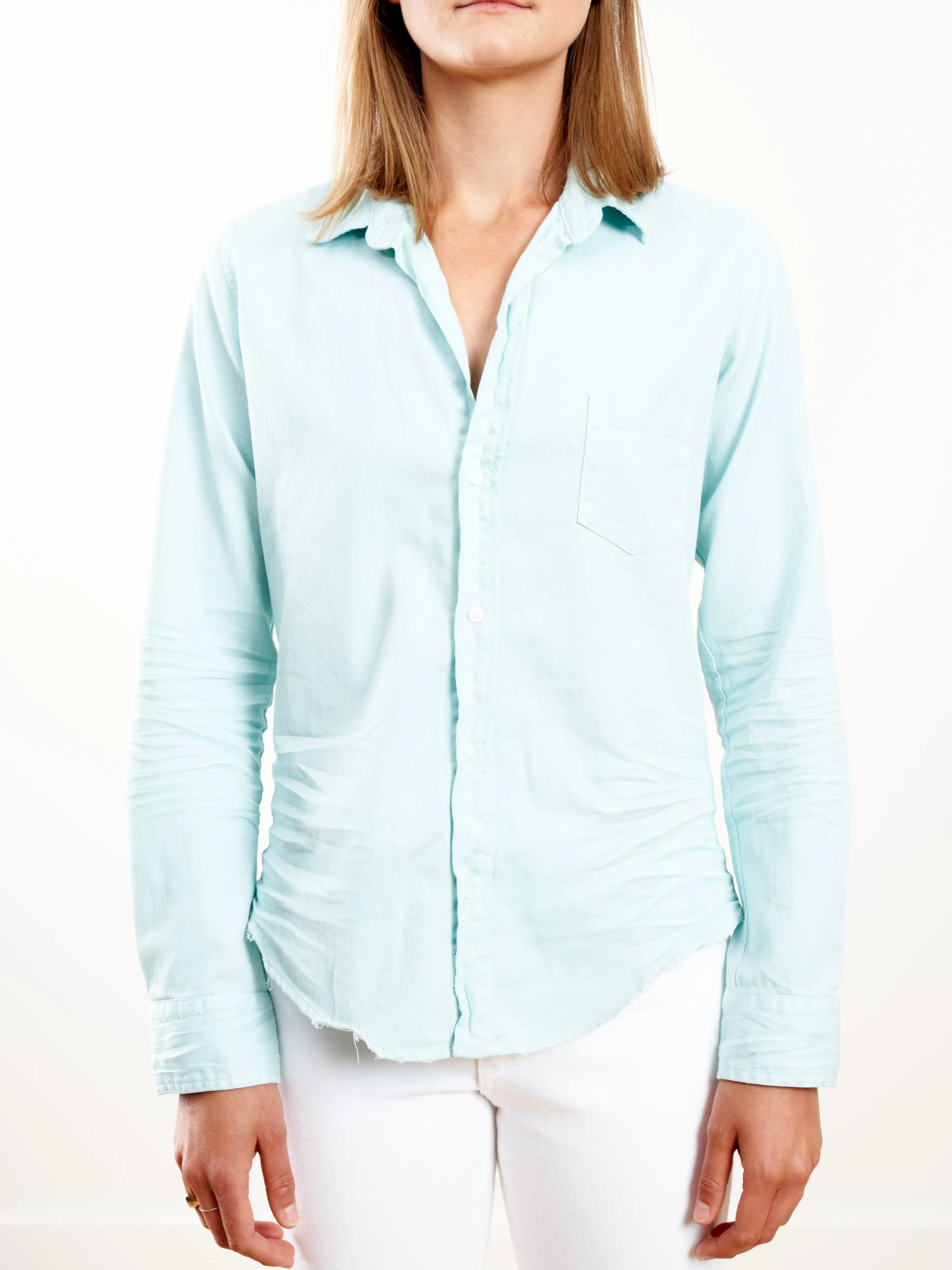 barry button down - sea foam