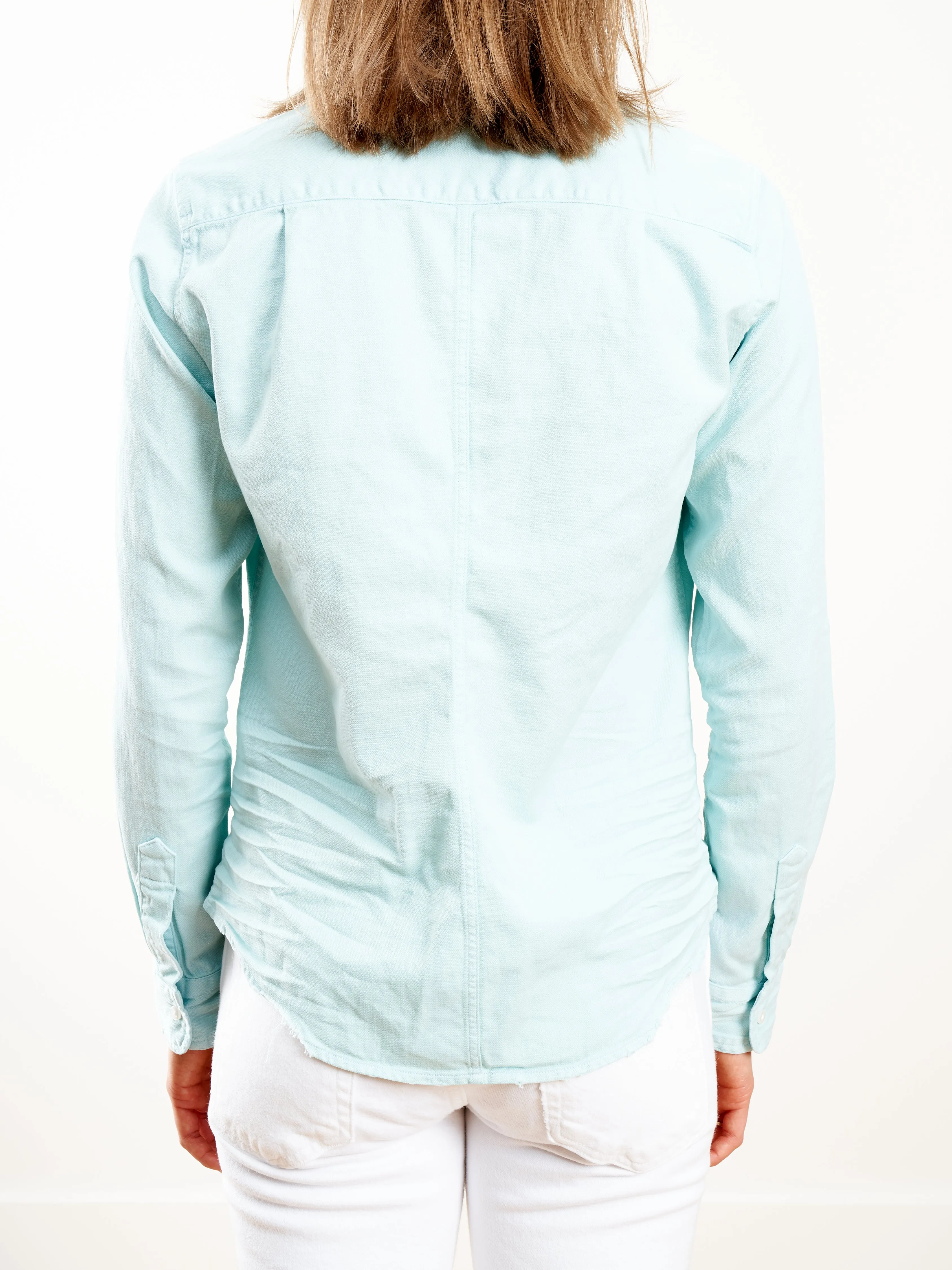 barry button down - sea foam