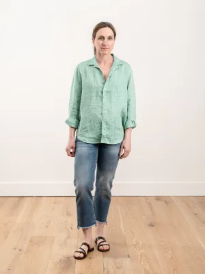 barry button down - sea green