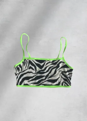 Bella Printed Brami Top - Zebra