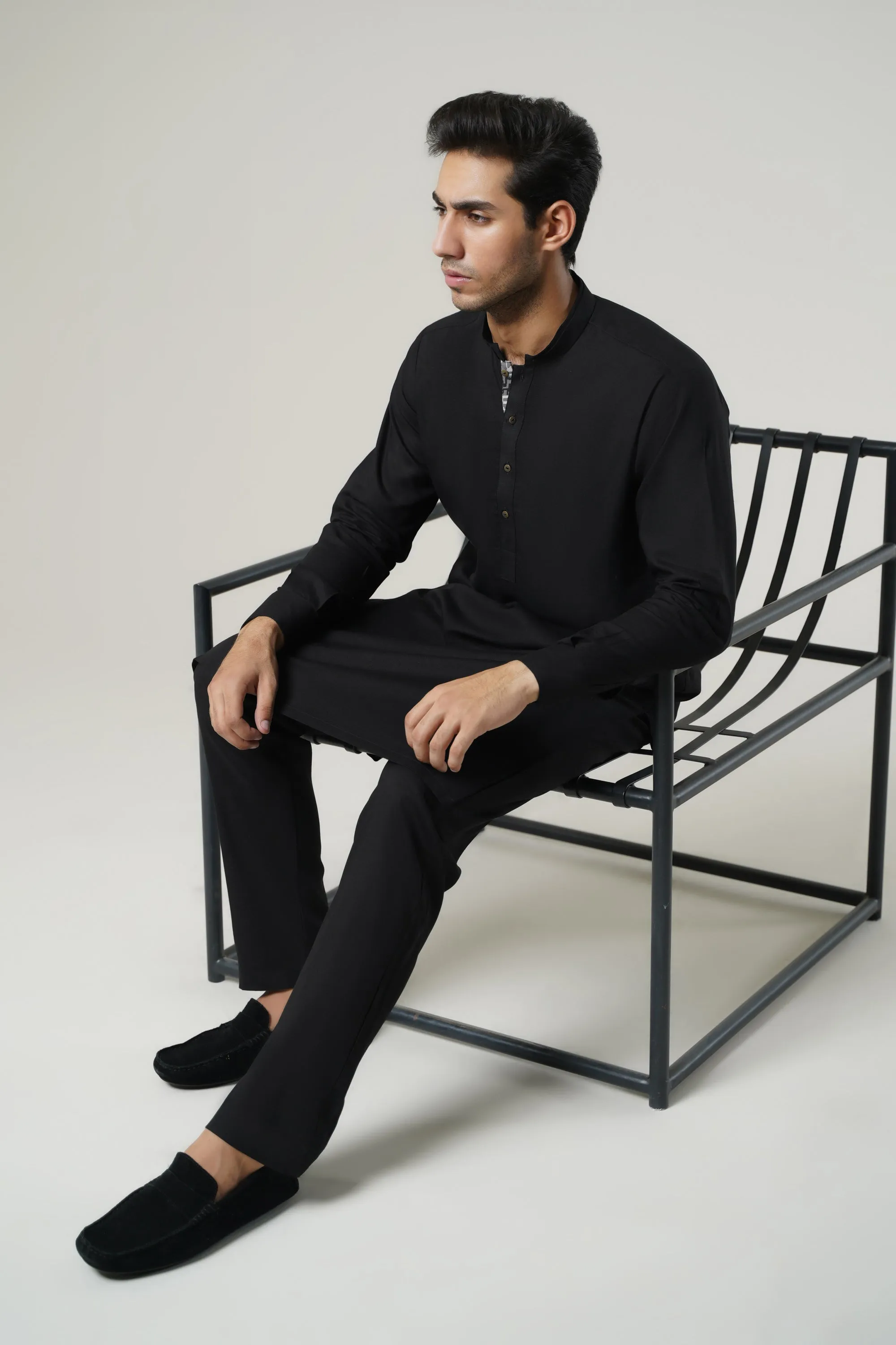 Black Kurta Trouser
